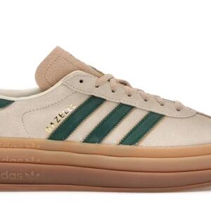 adidas Gazelle Bold Magic Beige Collegiate Green